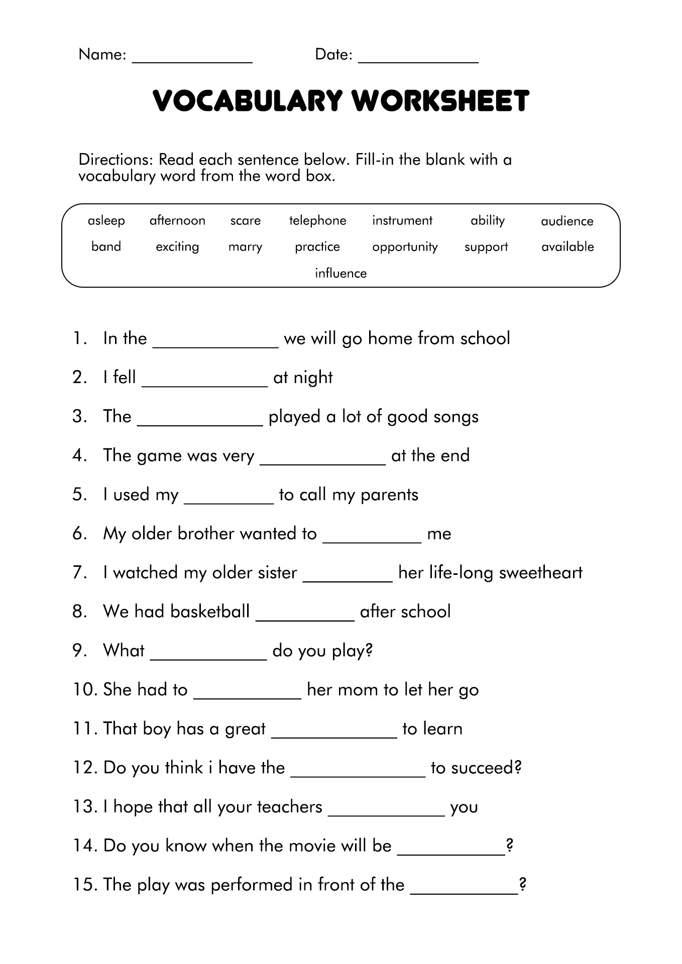 Free 6th Grade English Worksheets Free Grammar Worksheet Grammar Worksheets English Worksheets For Kids