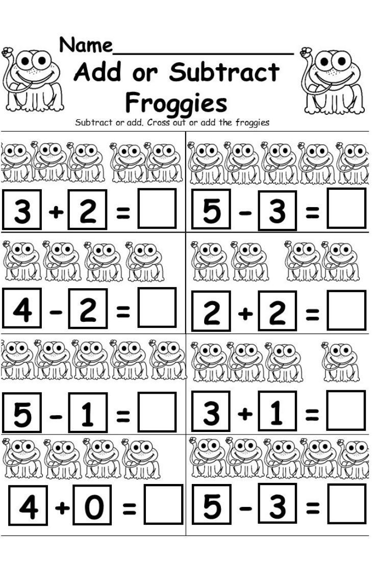 Free Addition And Subtraction Worksheet Kindermomma Free Addition And Subtraction Worksheet Kindermomma
