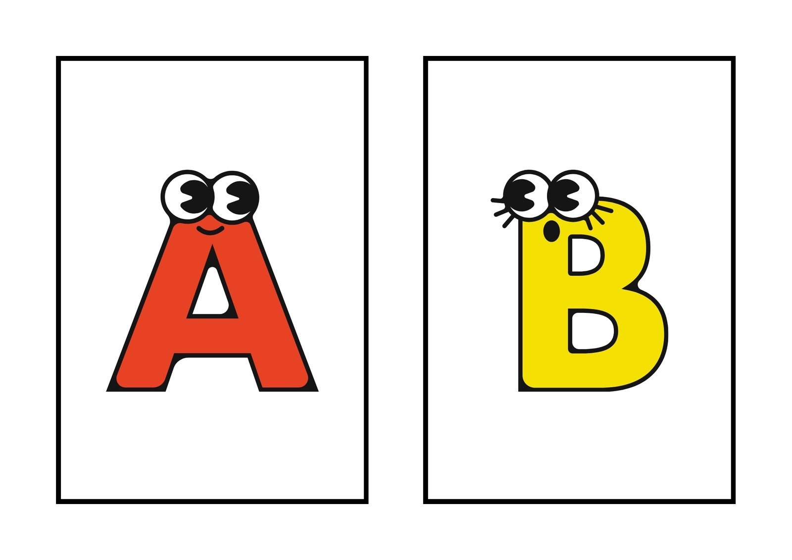 Free Customizable Alphabet Flashcard Templates Canva