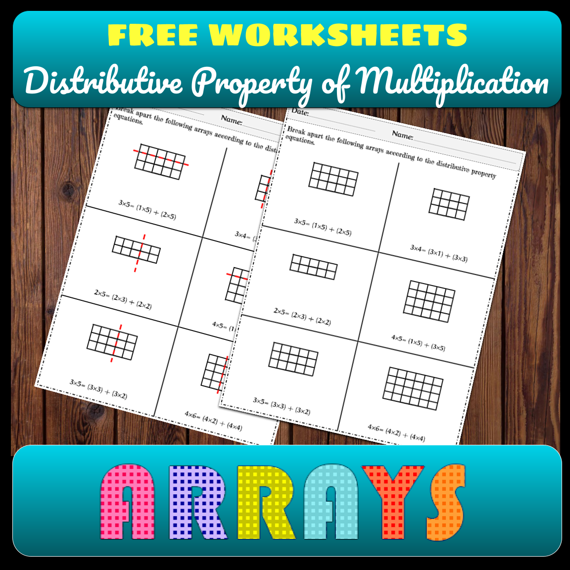 distributive property worksheets