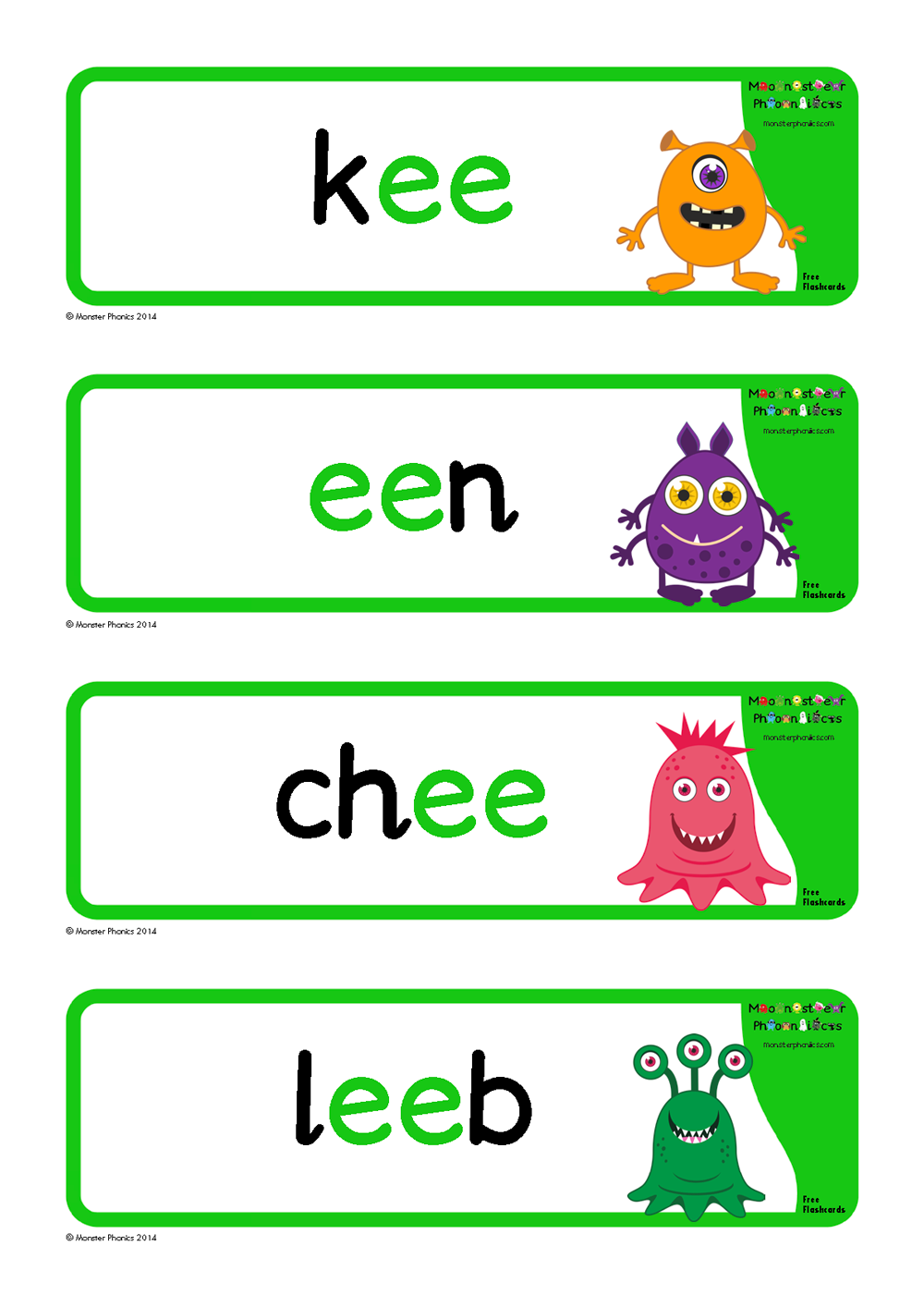 phonics flashcards printable pdf free download