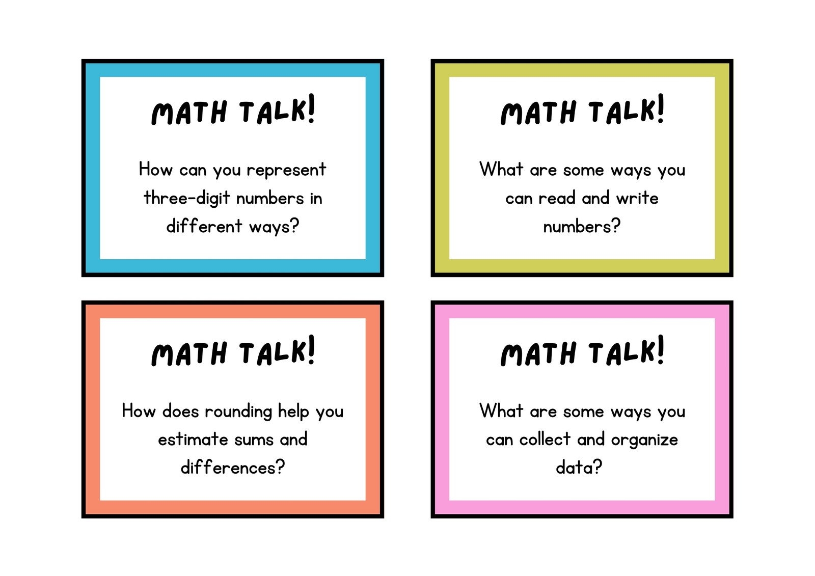 Free Math Flashcard Templates To Edit And Print Canva