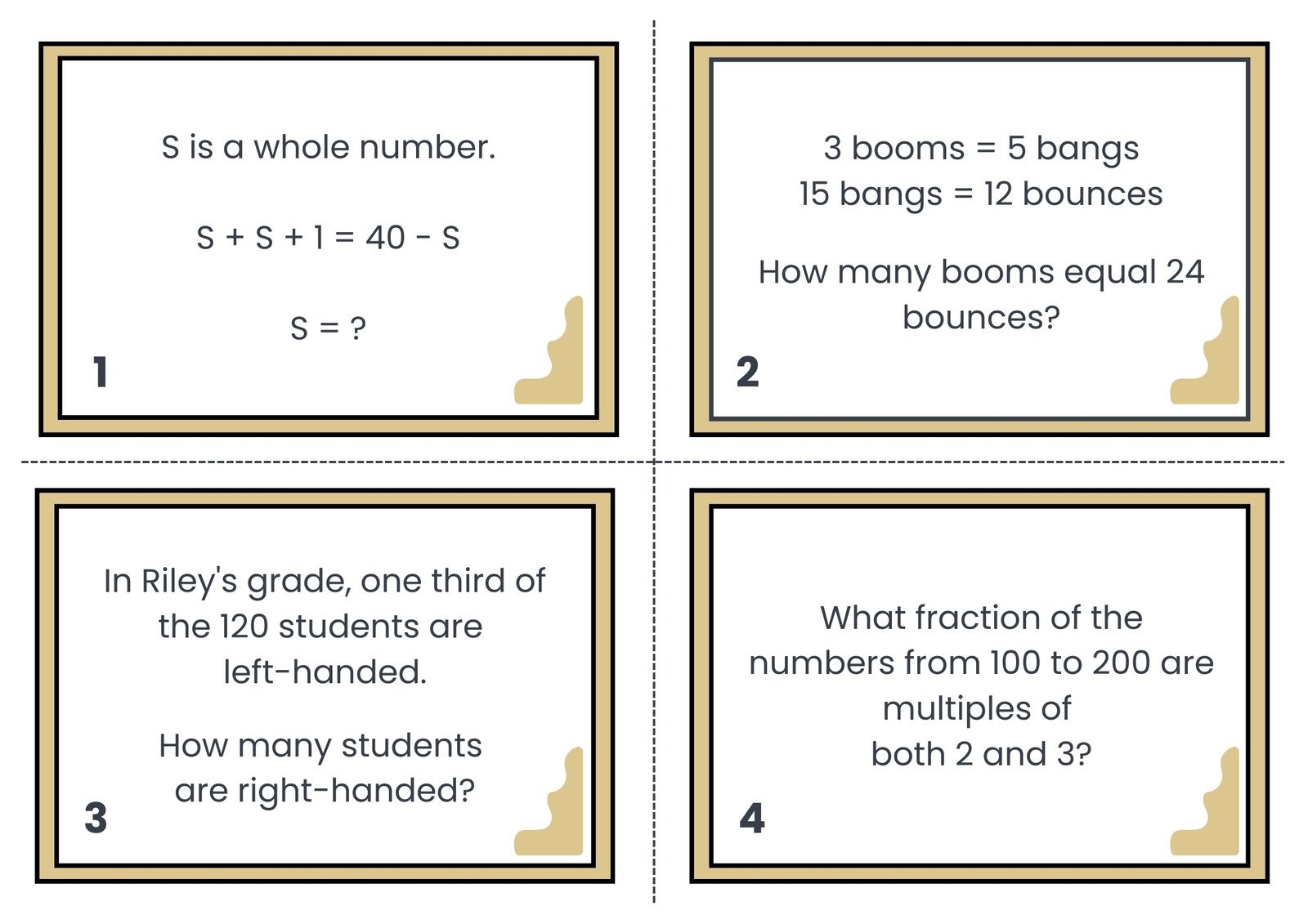 Free Math Flashcard Templates To Edit And Print Canva