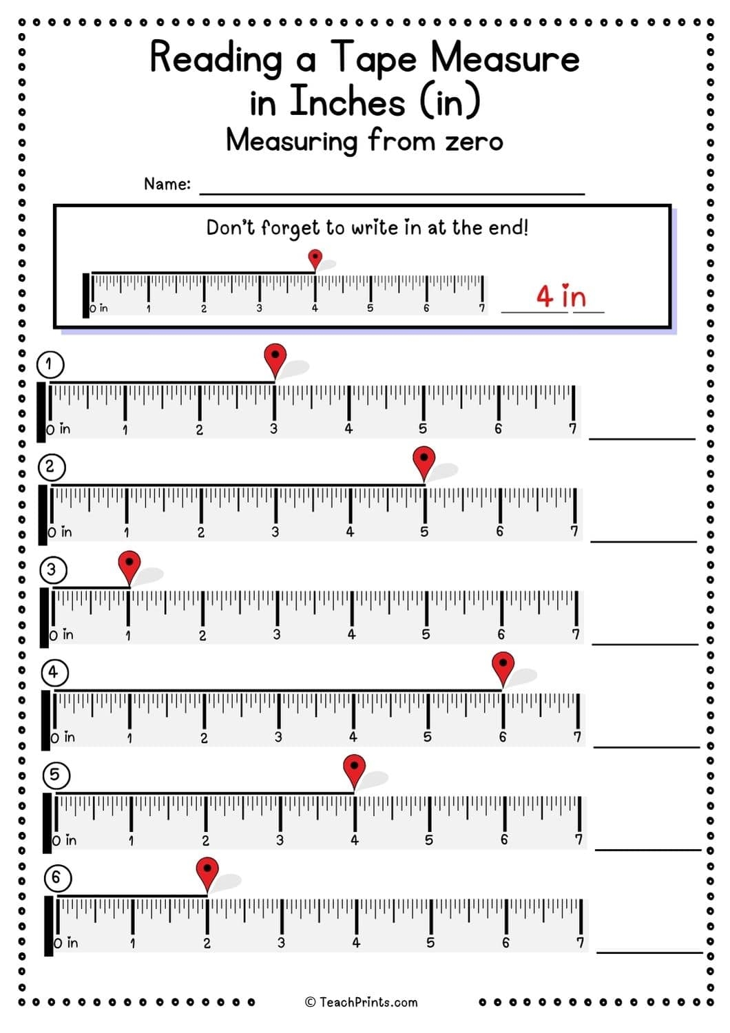 Free Measuring Tape Worksheets Teach Prints Free Measuring Tape Worksheets Teach Prints