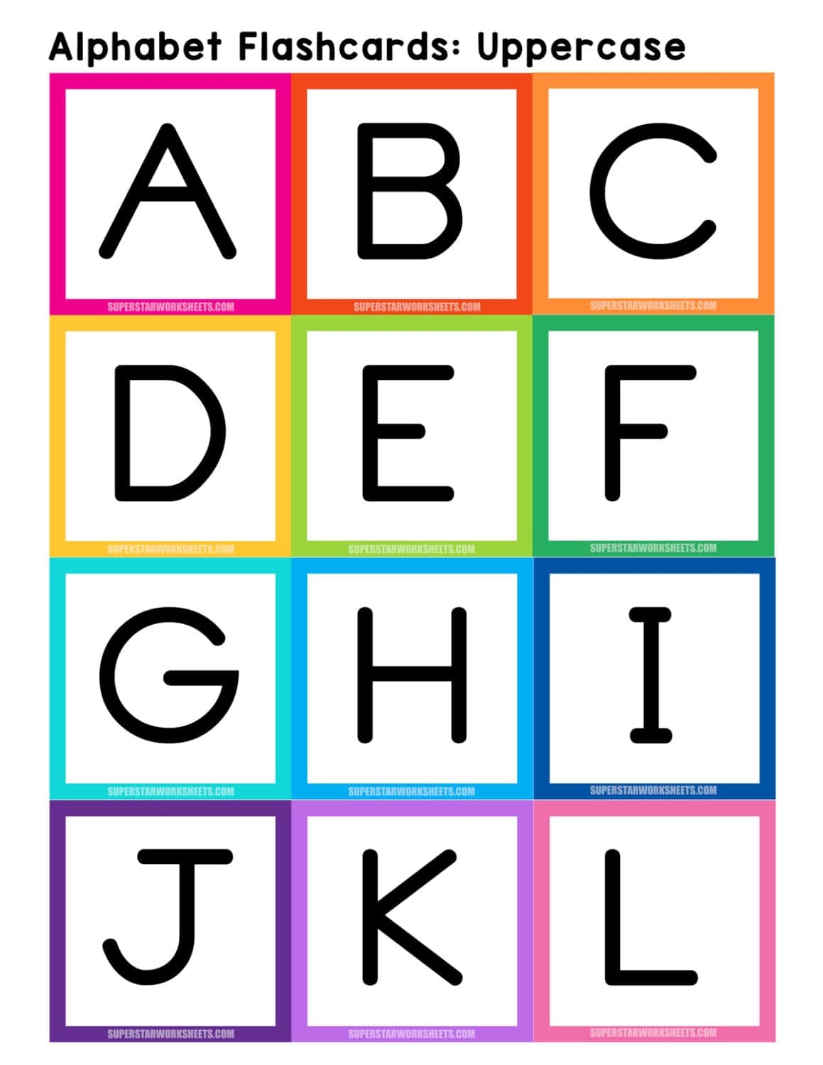 Free Printable Alphabet Cards Alphabet Upper Case Lower Case A Wellspring Flash Cards