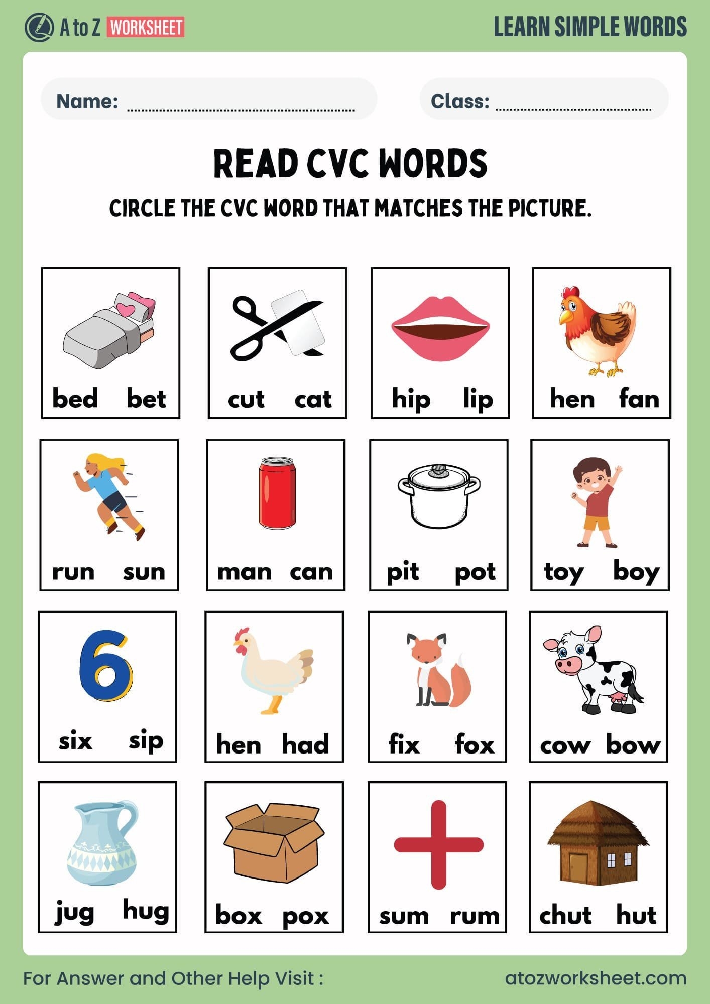 cvc reading worksheets cvc reading worksheets