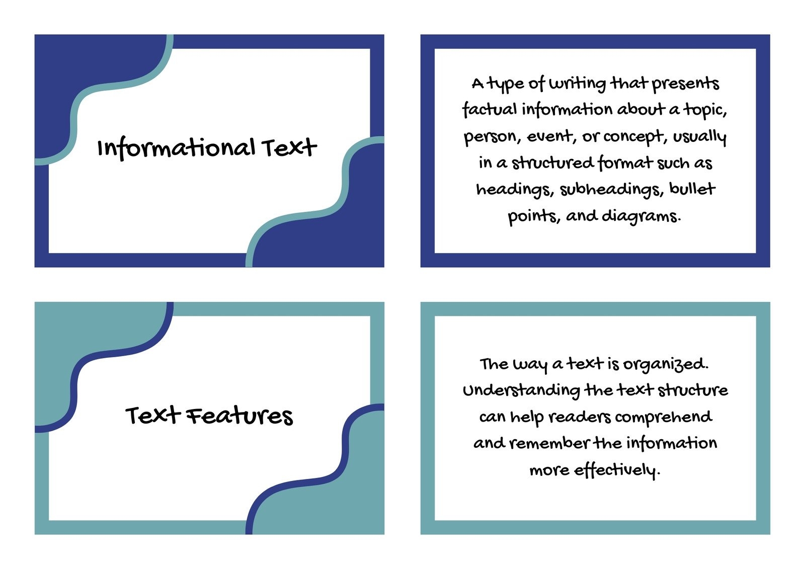 printable flashcard template