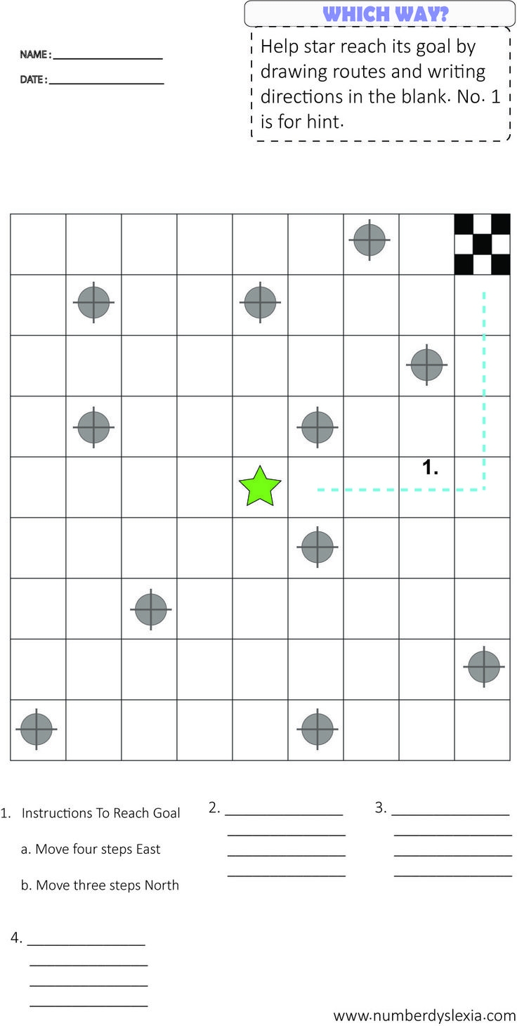 dyslexia math worksheets