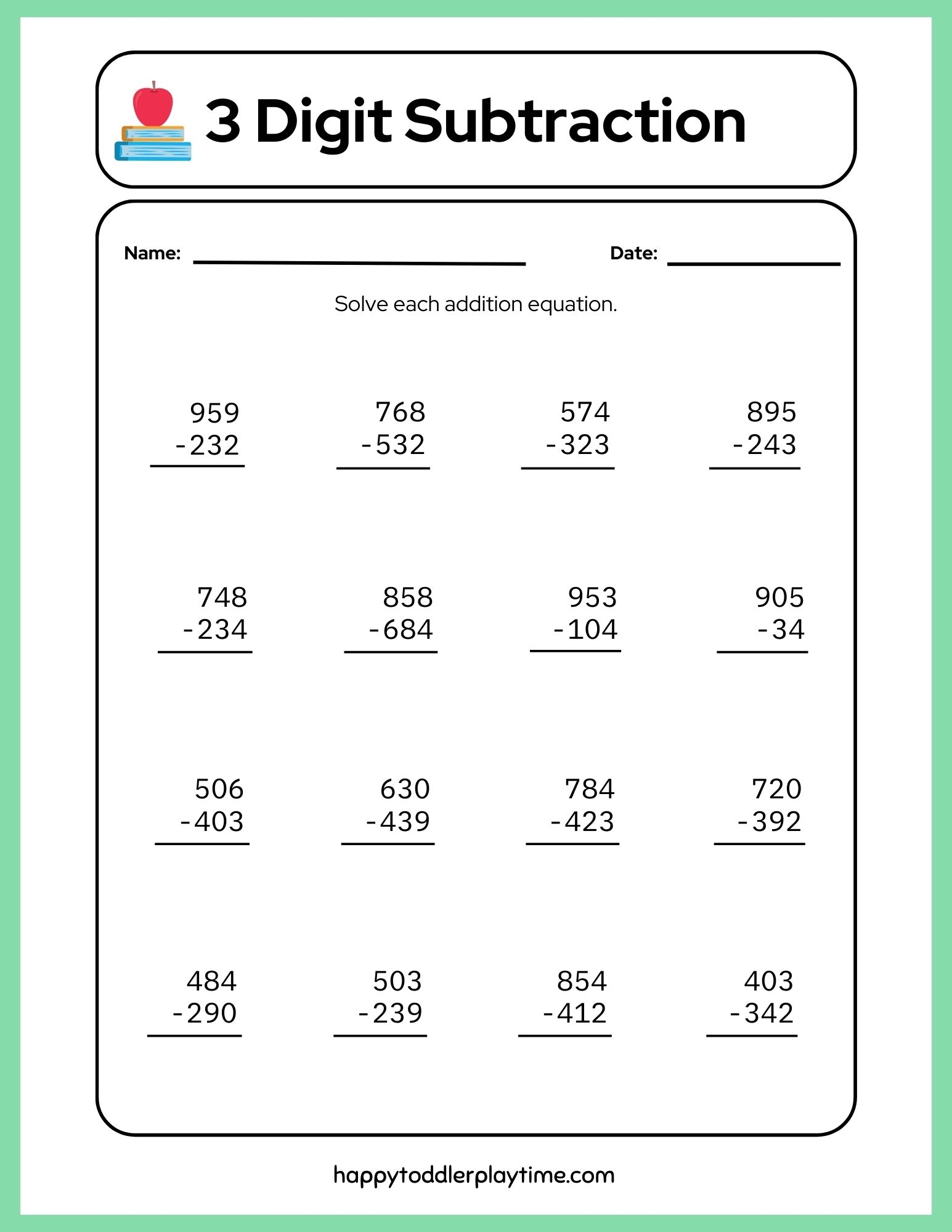 math worksheets for 4th graders printable