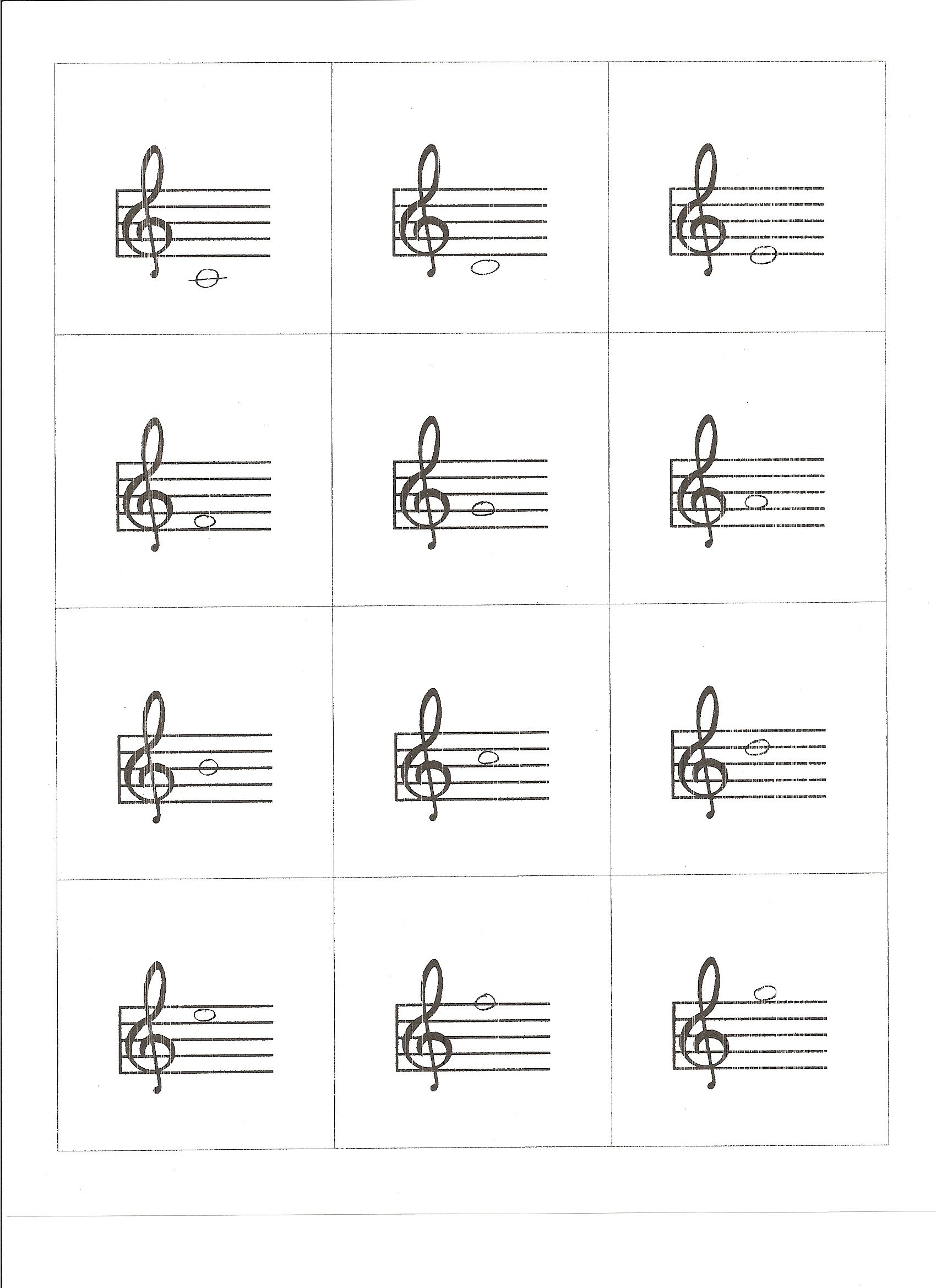 Free Printable Music Note Flashcards
