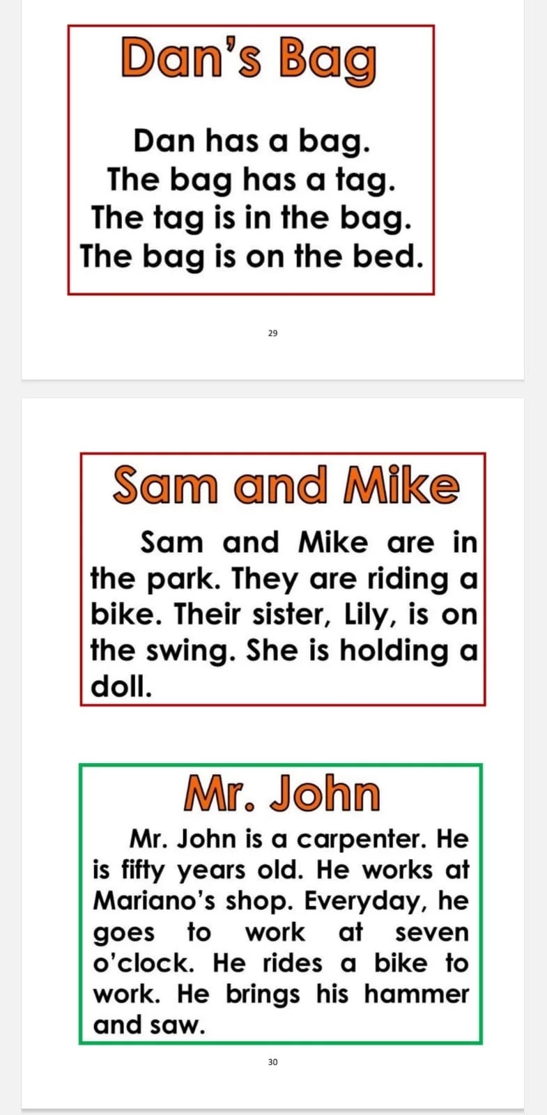 FREE Printable Preschool Reading Comprehension Worksheets