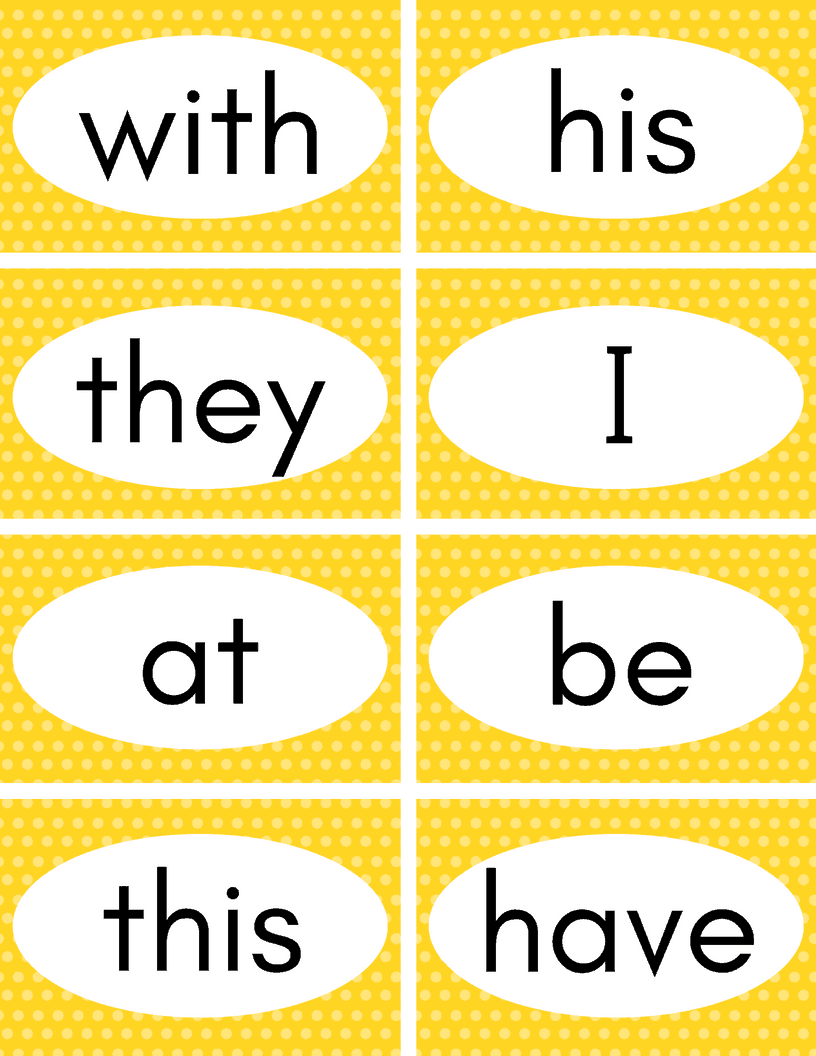 Free Printable Sight Word Flashcards Www lx iriss uk