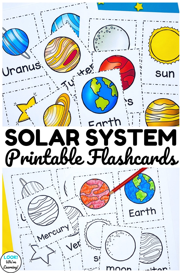 solar system flashcards