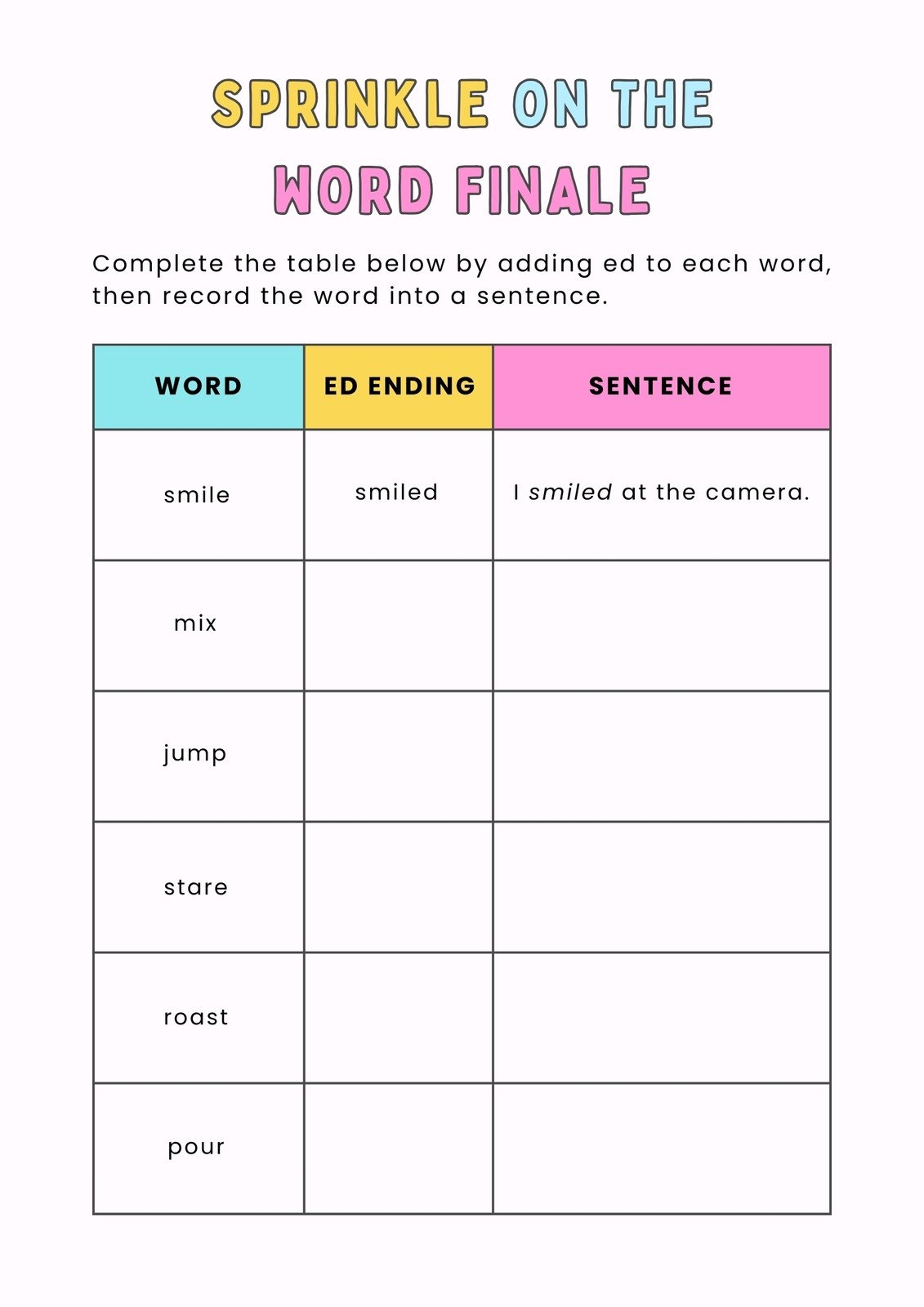 spelling worksheet generator