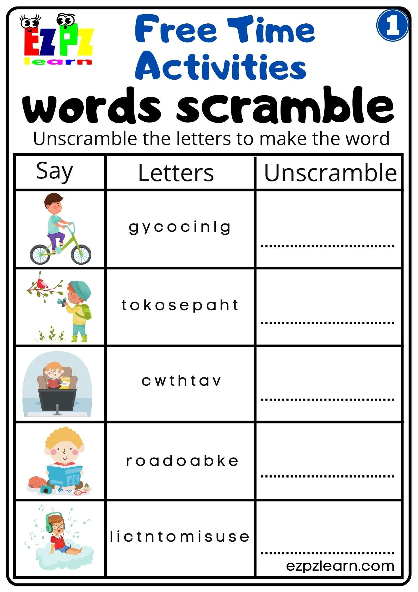 easy teacher worksheets