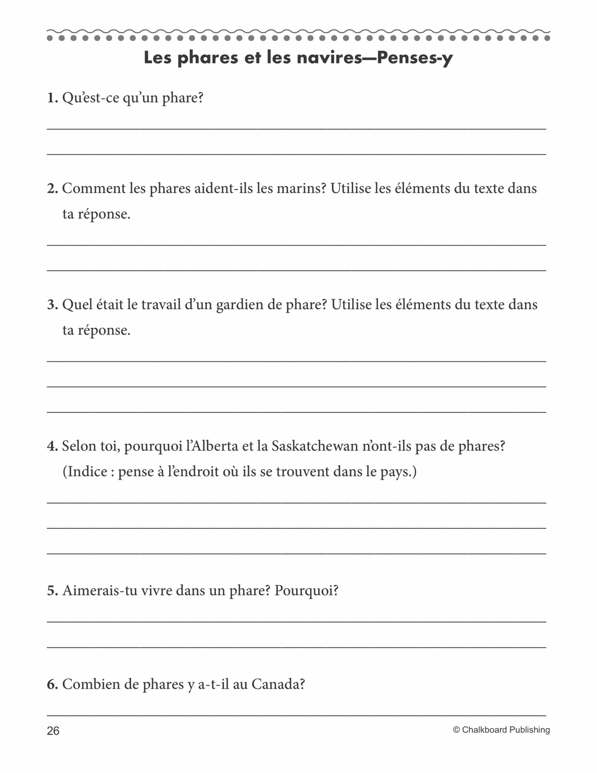 french reading comprehension worksheets pdf