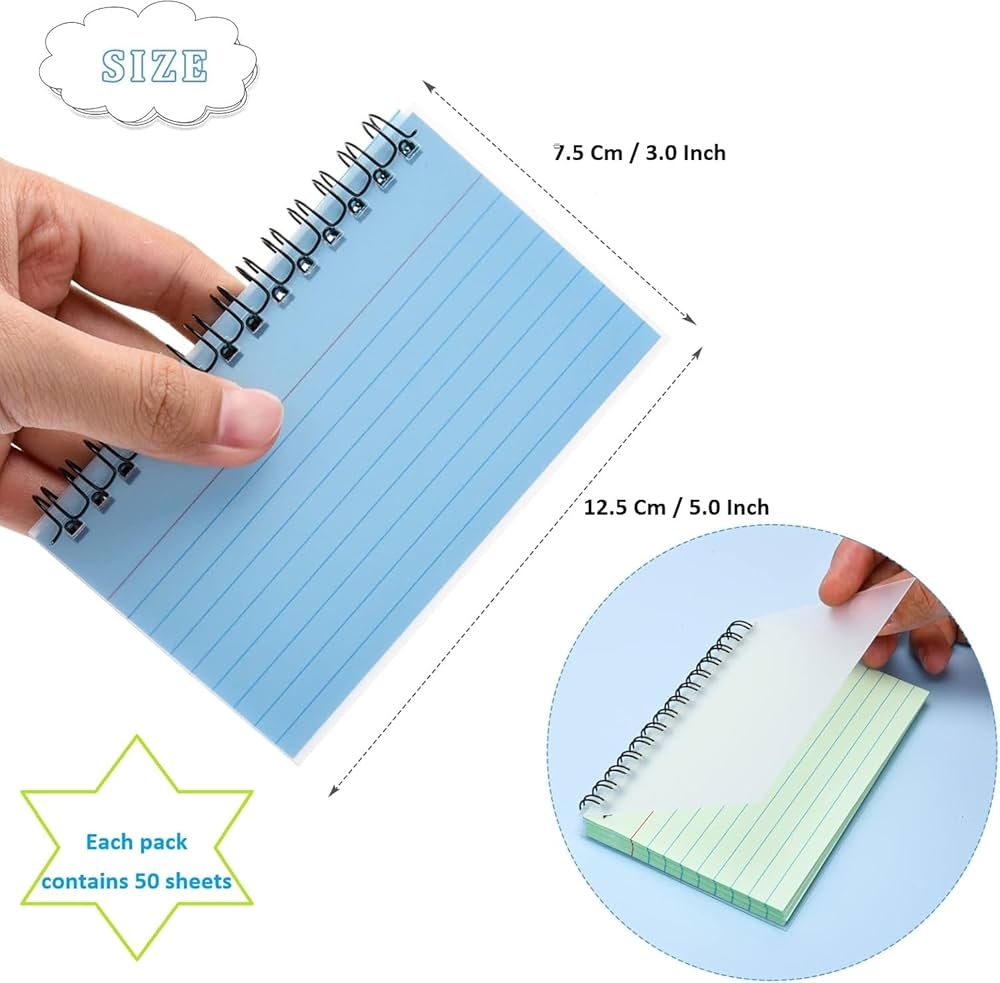 FRIUSATE Index Cards With Ring 3x5 Inches Spiral Flashcards Colored Ruled Notecards Index Cards Flash Cards With Ring For Studying Nursing School Office Taking To Do List 250 Sheets Buy Online At Best