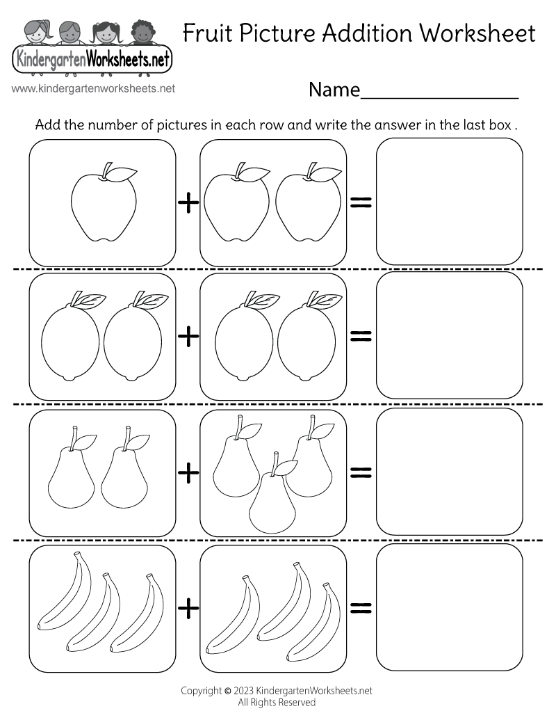 simple math for kindergarten worksheets simple math for kindergarten worksheets