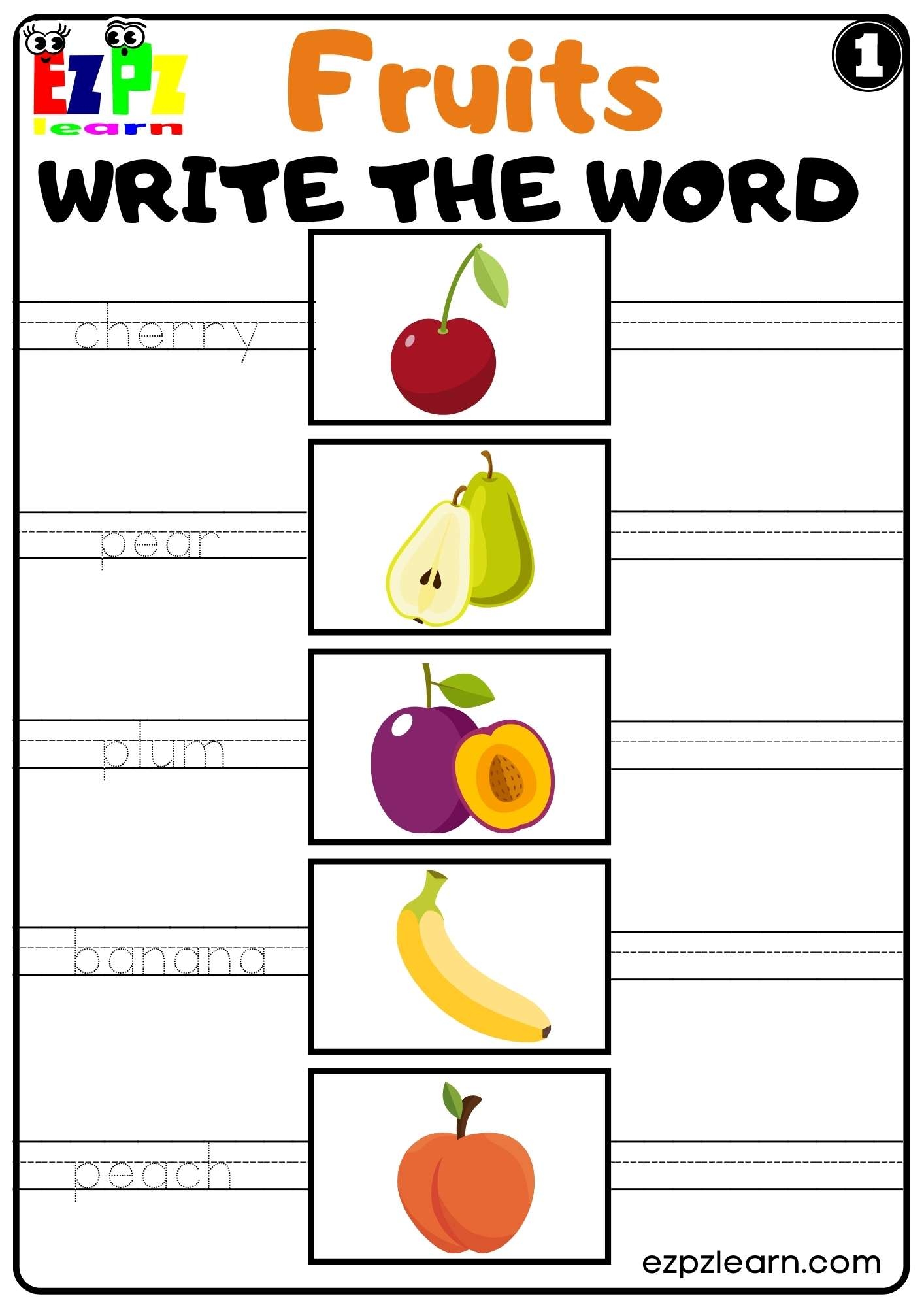 kindergarten english worksheets
