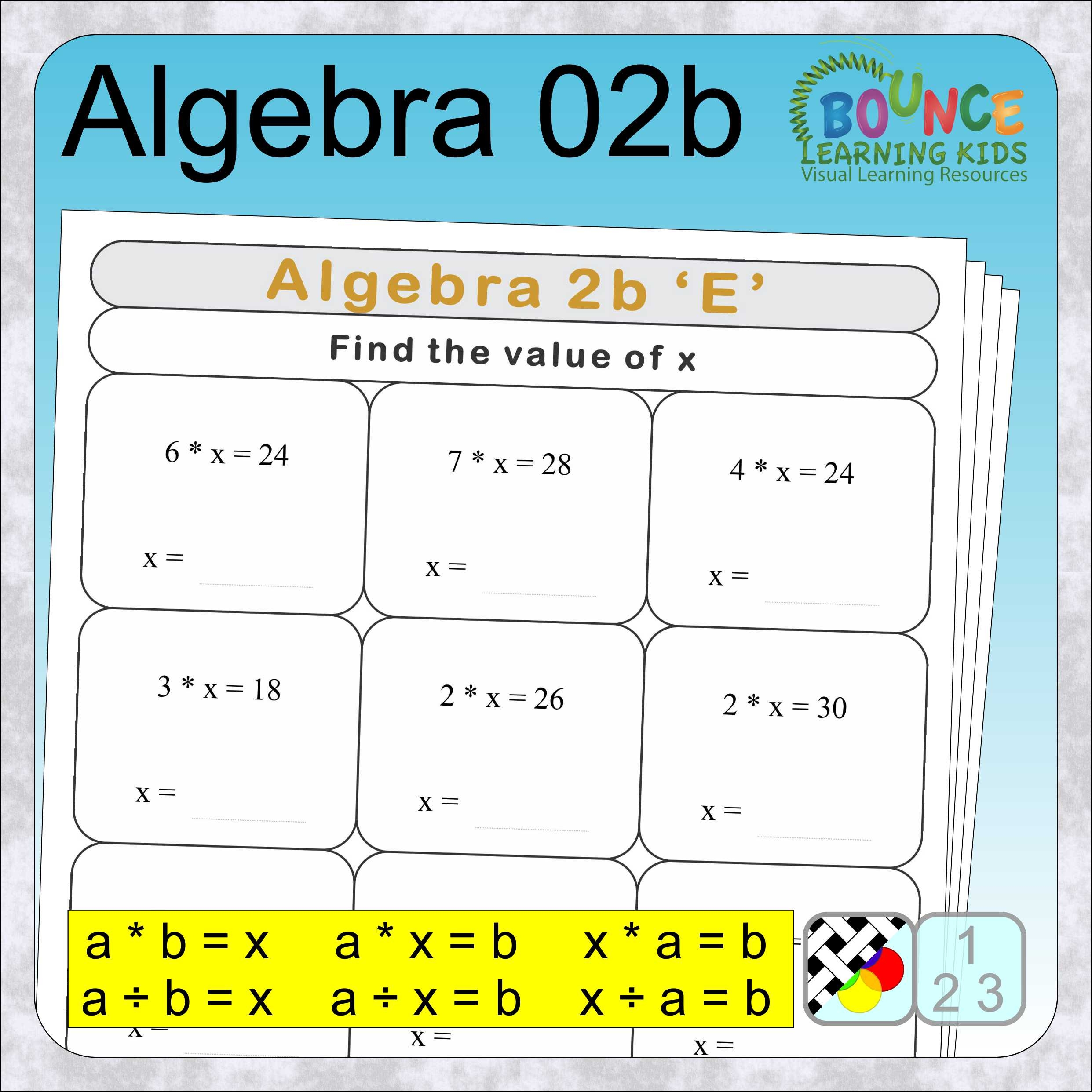 algebra 2 worksheets