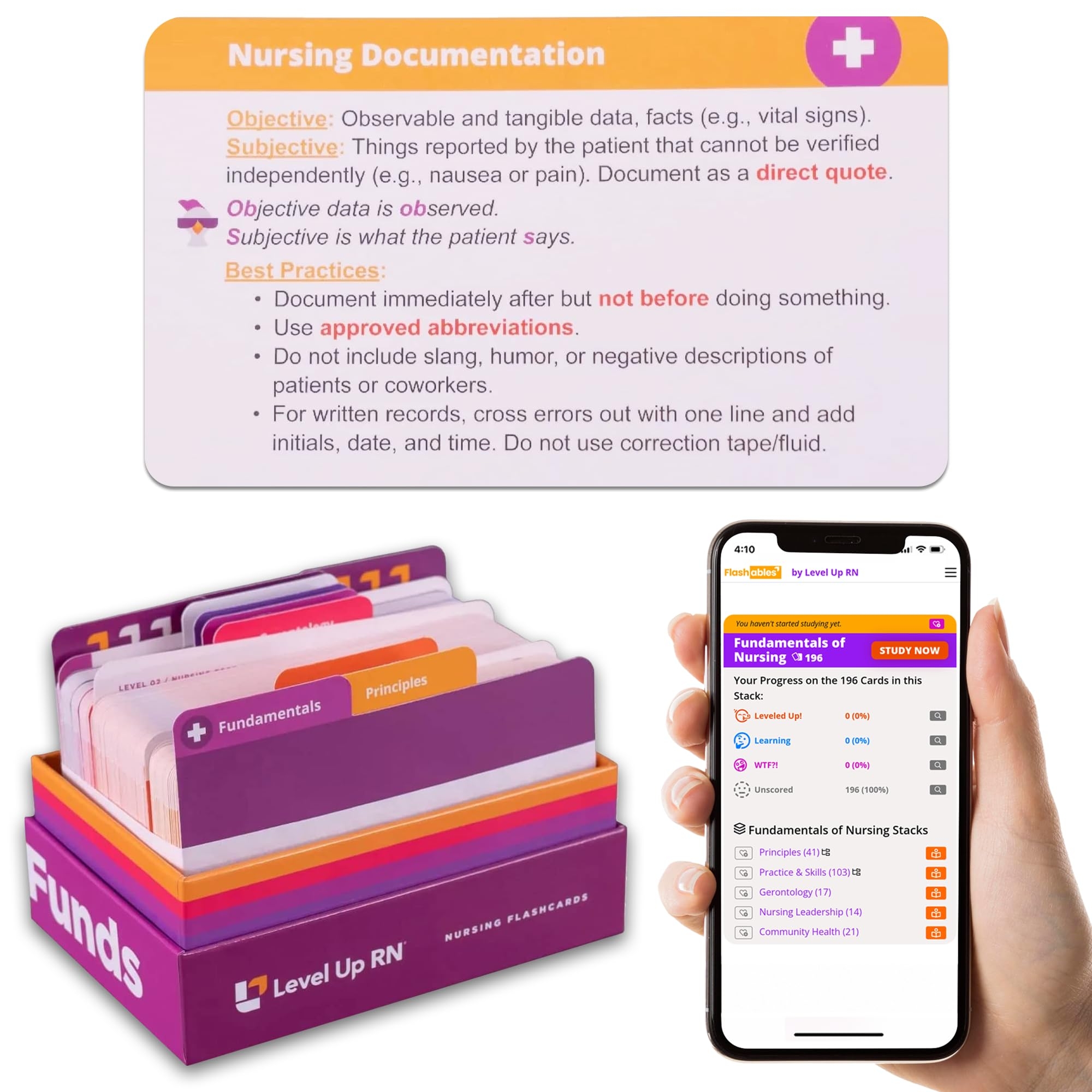 Fundamentals Of Nursing Flash Cards Lint Free Only Essential NCLEX And ATI HESI Tested Information For Nursing Predictor Exams And Job Success 204 Fundamentals Flash Cards Amazon de Toys