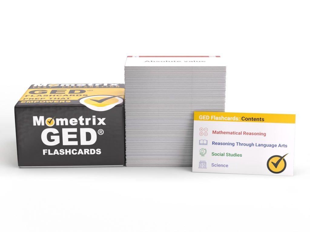 GED Study Cards with GED Practice Questions