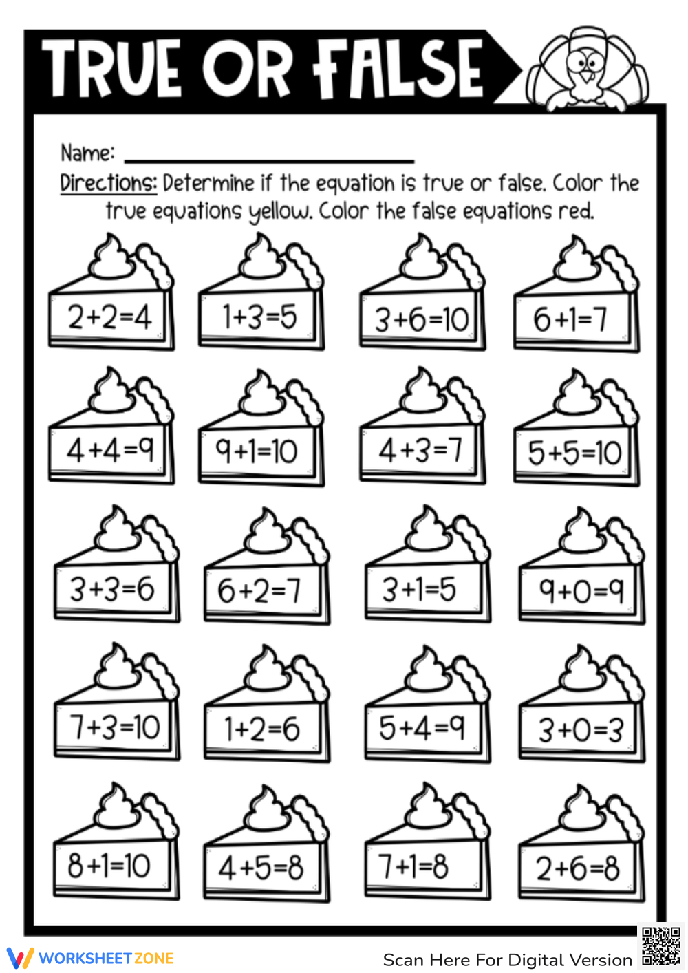 Grade 2 Thanksgiving Worksheets Printable