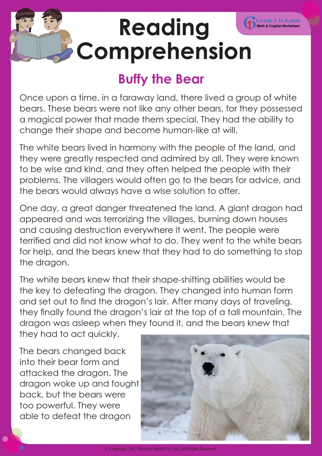 Grade 4 IB Reading Comprehension Grade1to6 Grade 4 IB Reading Comprehension Grade1to6