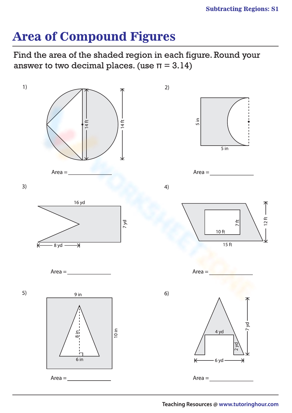 composite figures worksheet