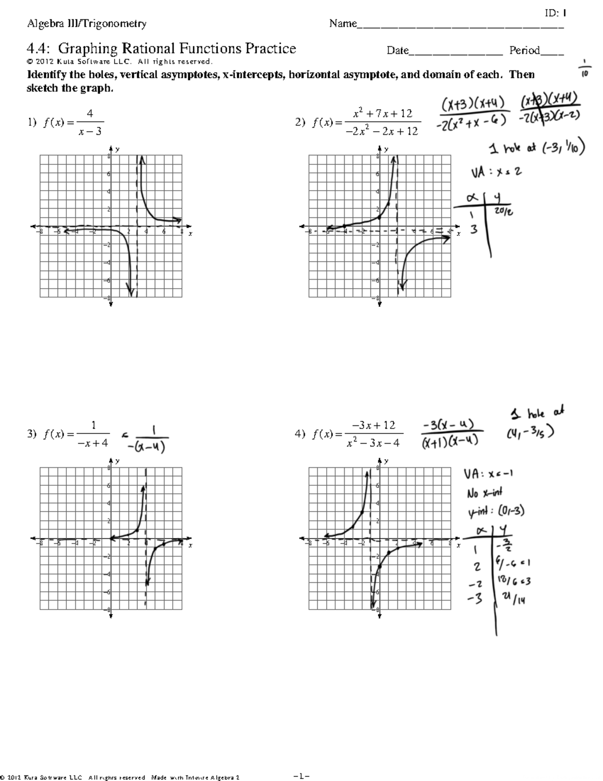 Graphing Rational Functions Worksheet 2 L L 28031 T 2 M ZKduct 8 AF VScoCfEt 9 WAahroeg WL 7 LICj Studocu Graphing Rational Functions Worksheet 2 L L 28031 T 2 M ZKduct 8 AF VScoCfEt 9 WAahroeg WL 7 LICj Studocu