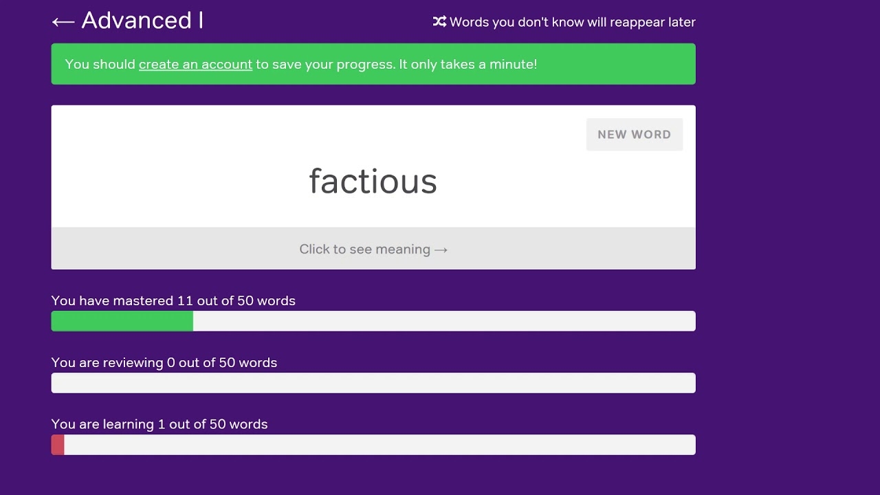 GRE Advanced Words Magoosh Flashcards Test Yourself YouTube