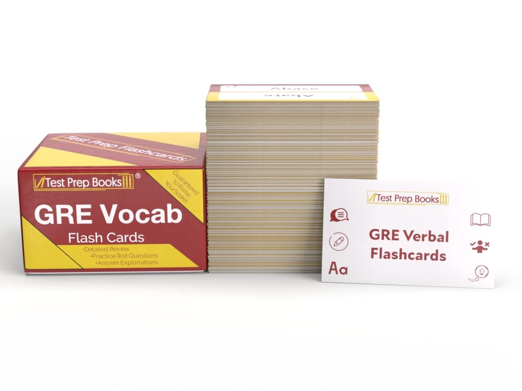 GRE Vocabulary Study Cards 2023 And 2024 GRE Verbal Reasoning Study Prep Includes Over 650 Vocabulary Words Amazon de