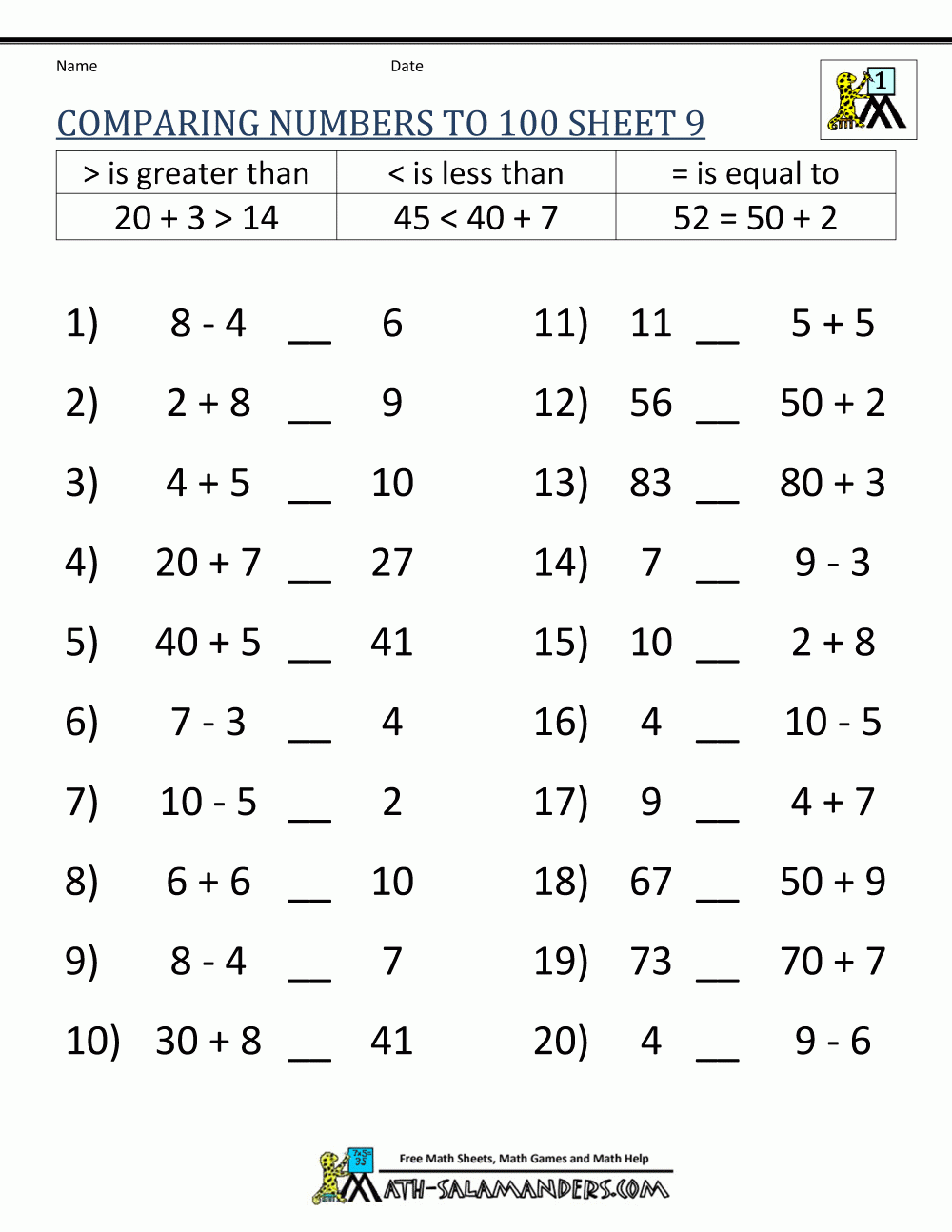 math worksheets for middle schoolers