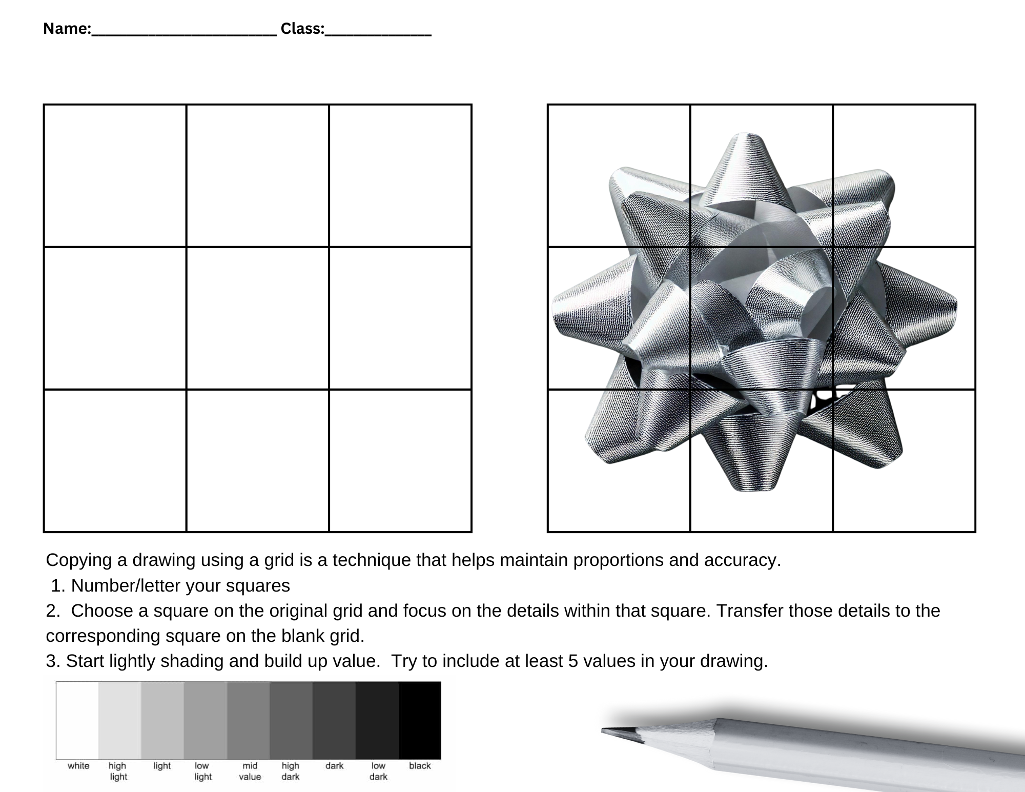 Grid Drawing Practice With Worksheets And Video Jordan Swain
