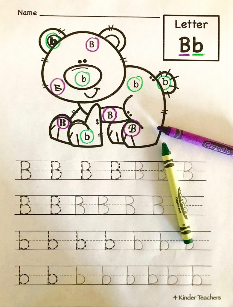 handwriting worksheets for kindergarten