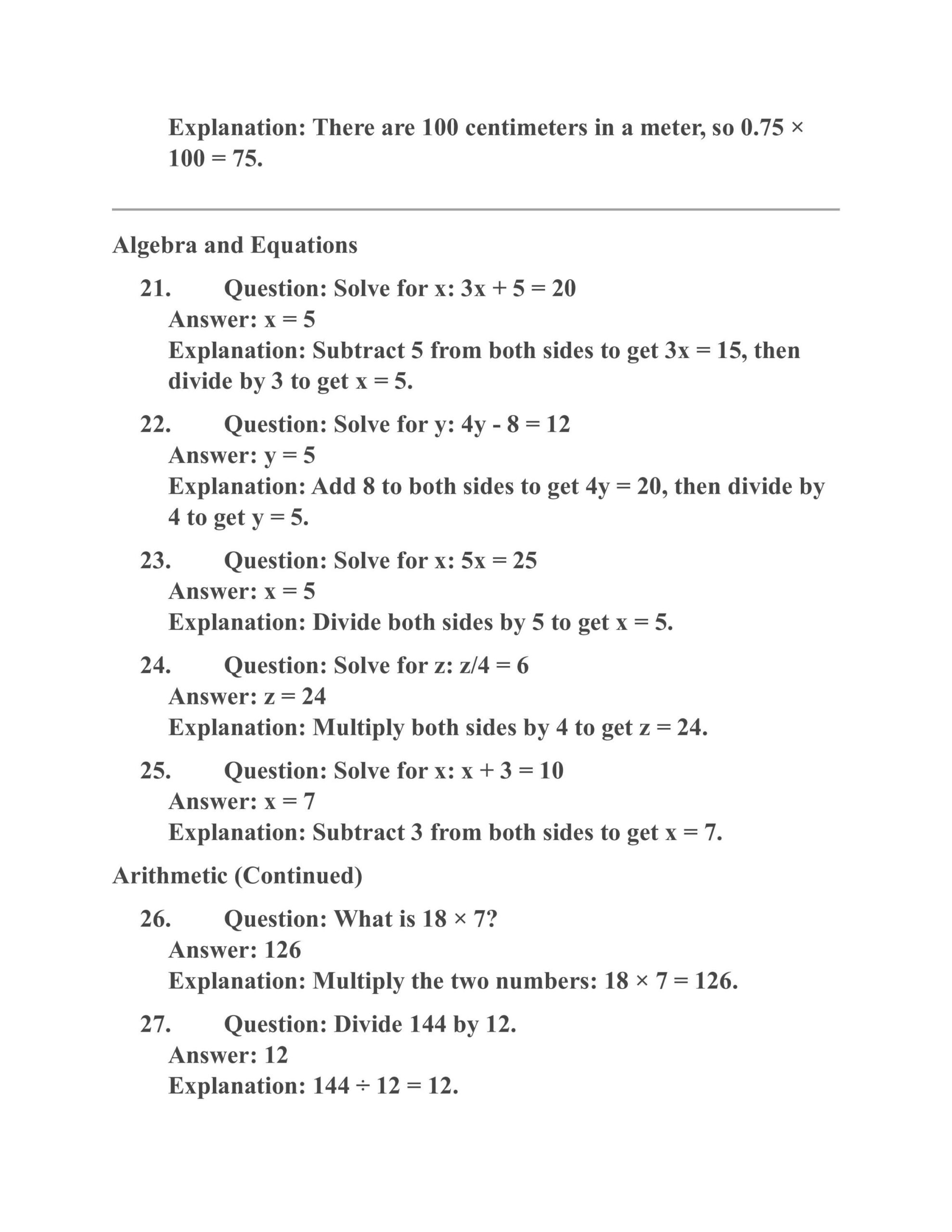 HESI A2 Math Practice Test 100 Questions Etsy
