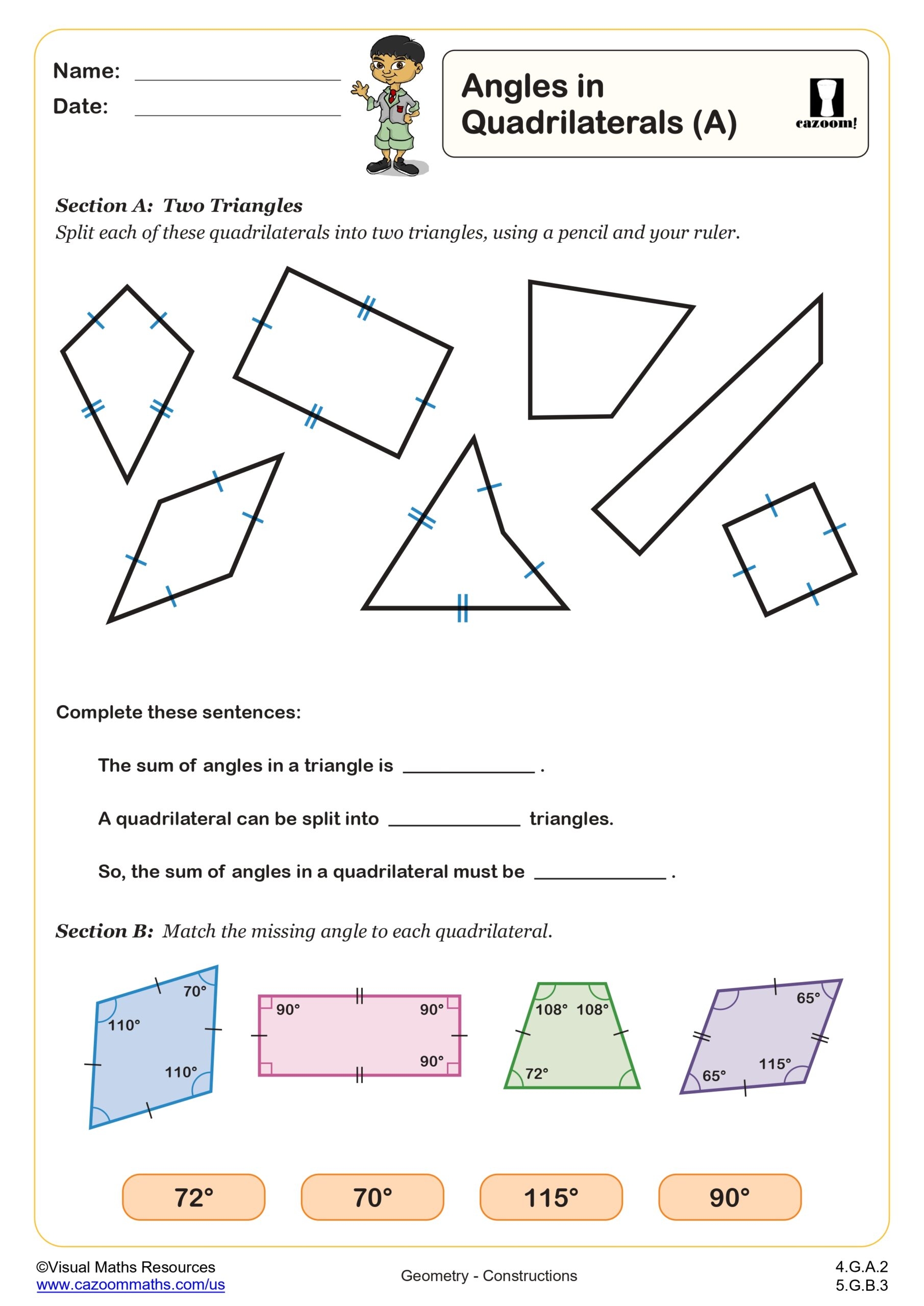 High School Constructions Worksheets PDF Printable Worksheets Cazoom Math
