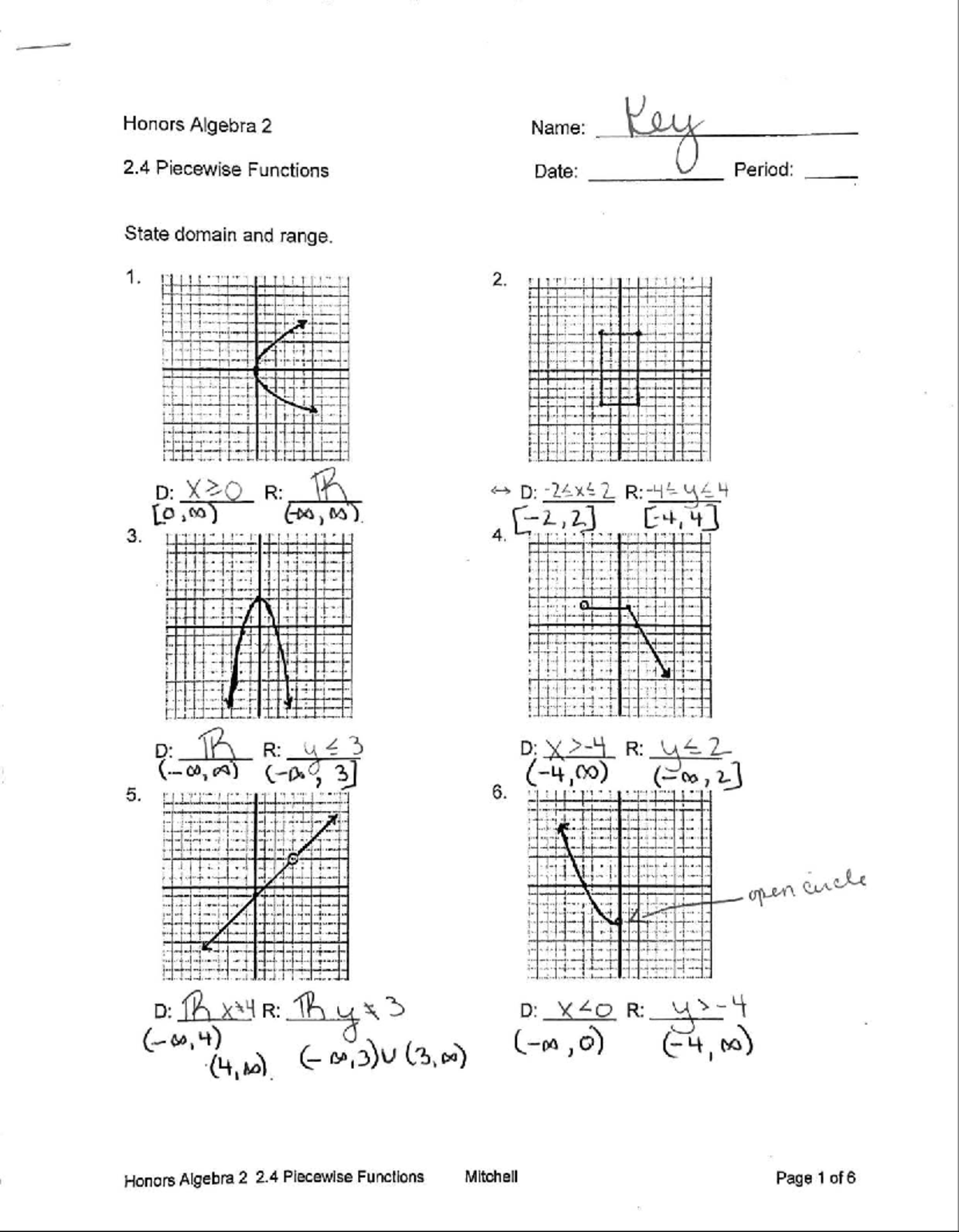 math 2 piecewise functions worksheet 2 answers
