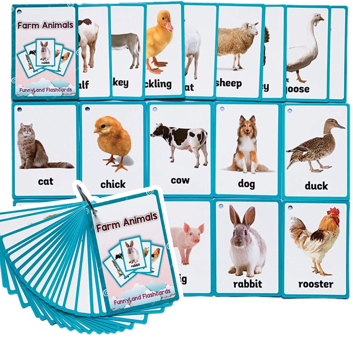 farm animals flashcards