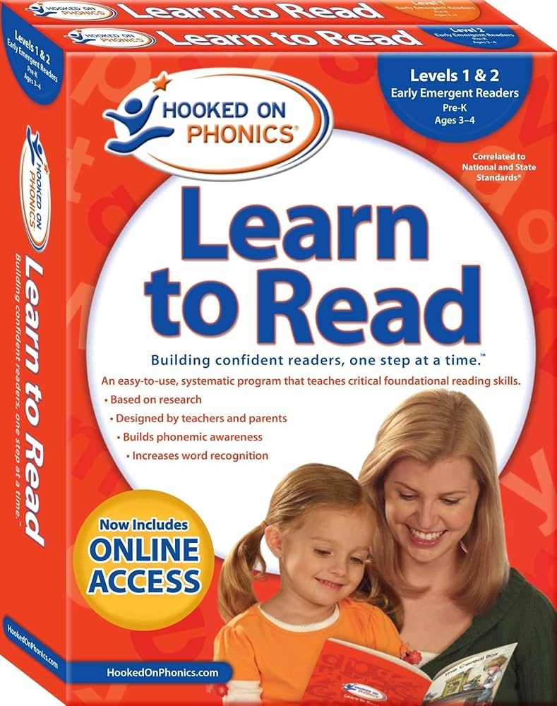 Hooked On Phonics Learn To Read Levels 1 2 Complete Early Emergent Readers Pre K Ages 3 4 Hooked On Phonics Amazon de Books