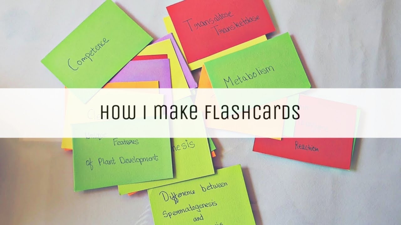 How I Make Flashcards India Himani Shah YouTube