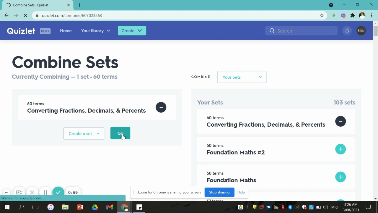 How To Break 60 Question Quizlet Sets Into Smaller Sets YouTube