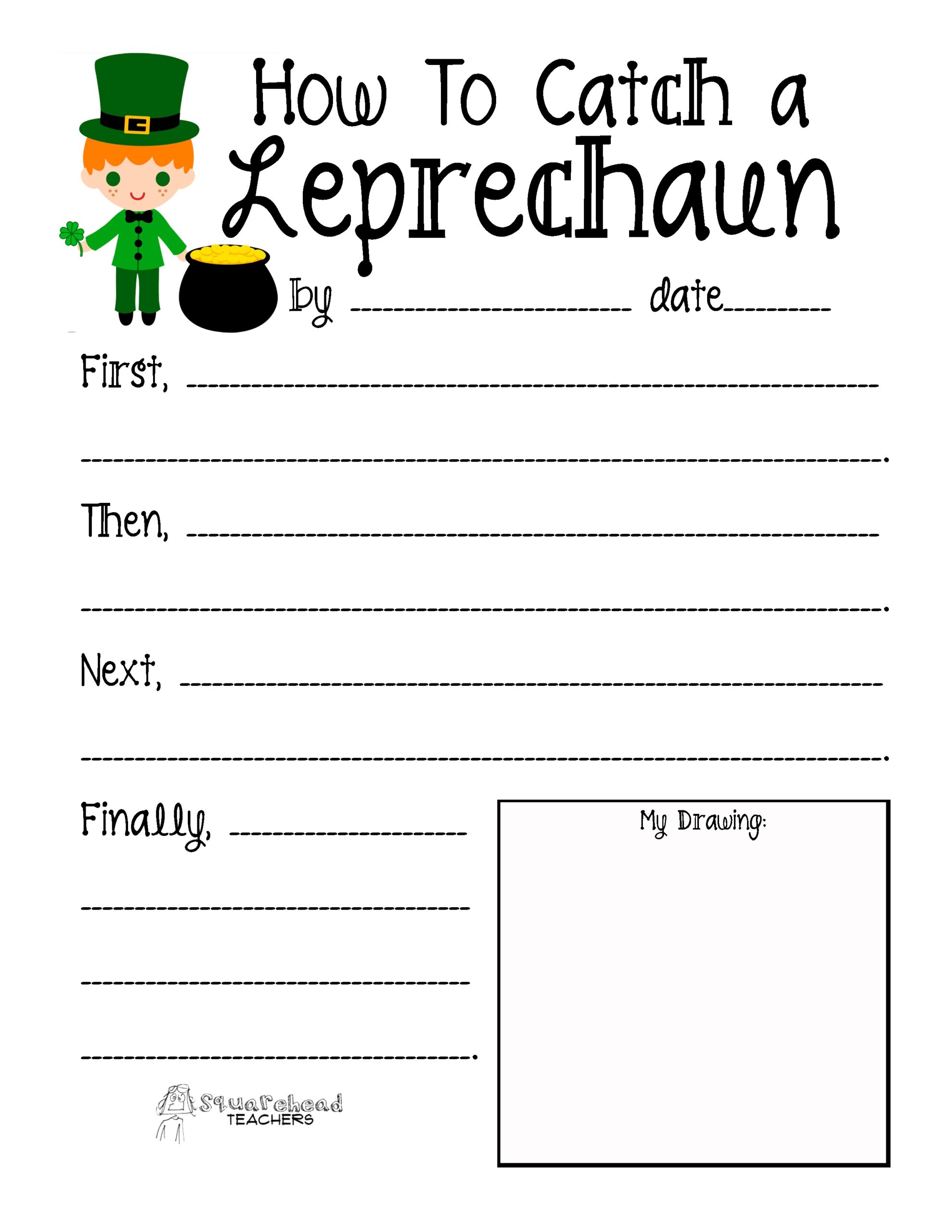 How To Catch A Leprechaun updated Squarehead Teachers