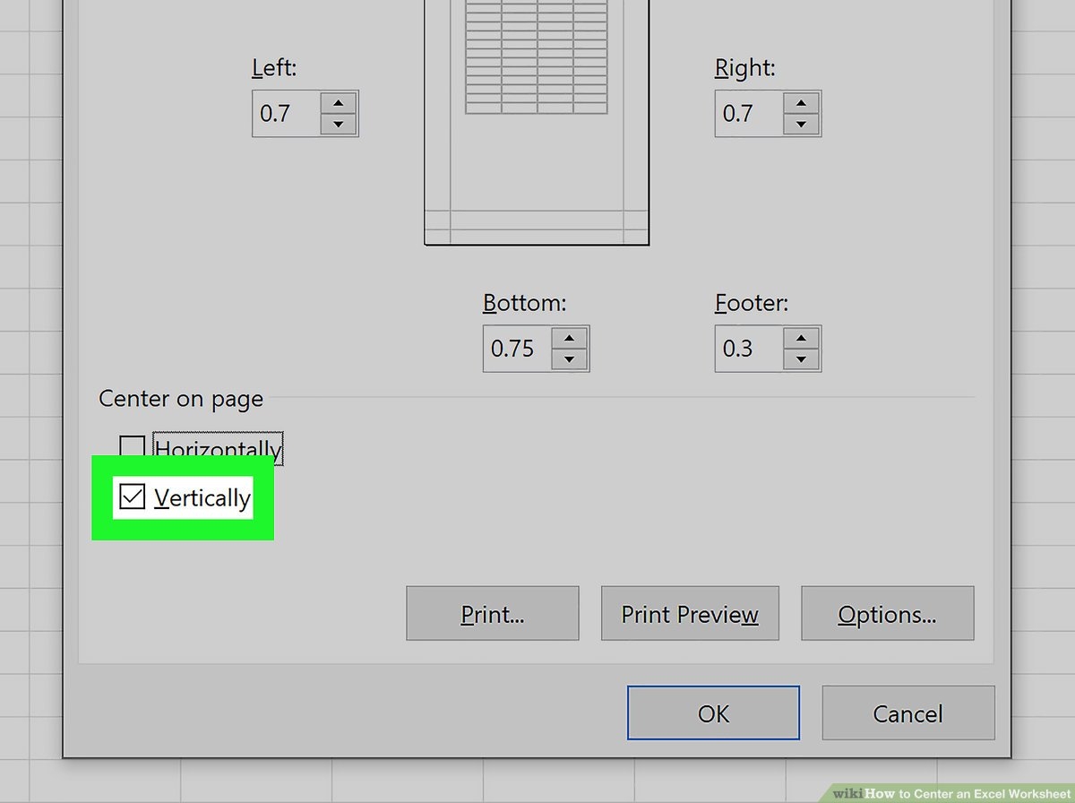 How To Center An Excel Worksheet 7 Steps with Pictures How To Center An Excel Worksheet 7 Steps with Pictures
