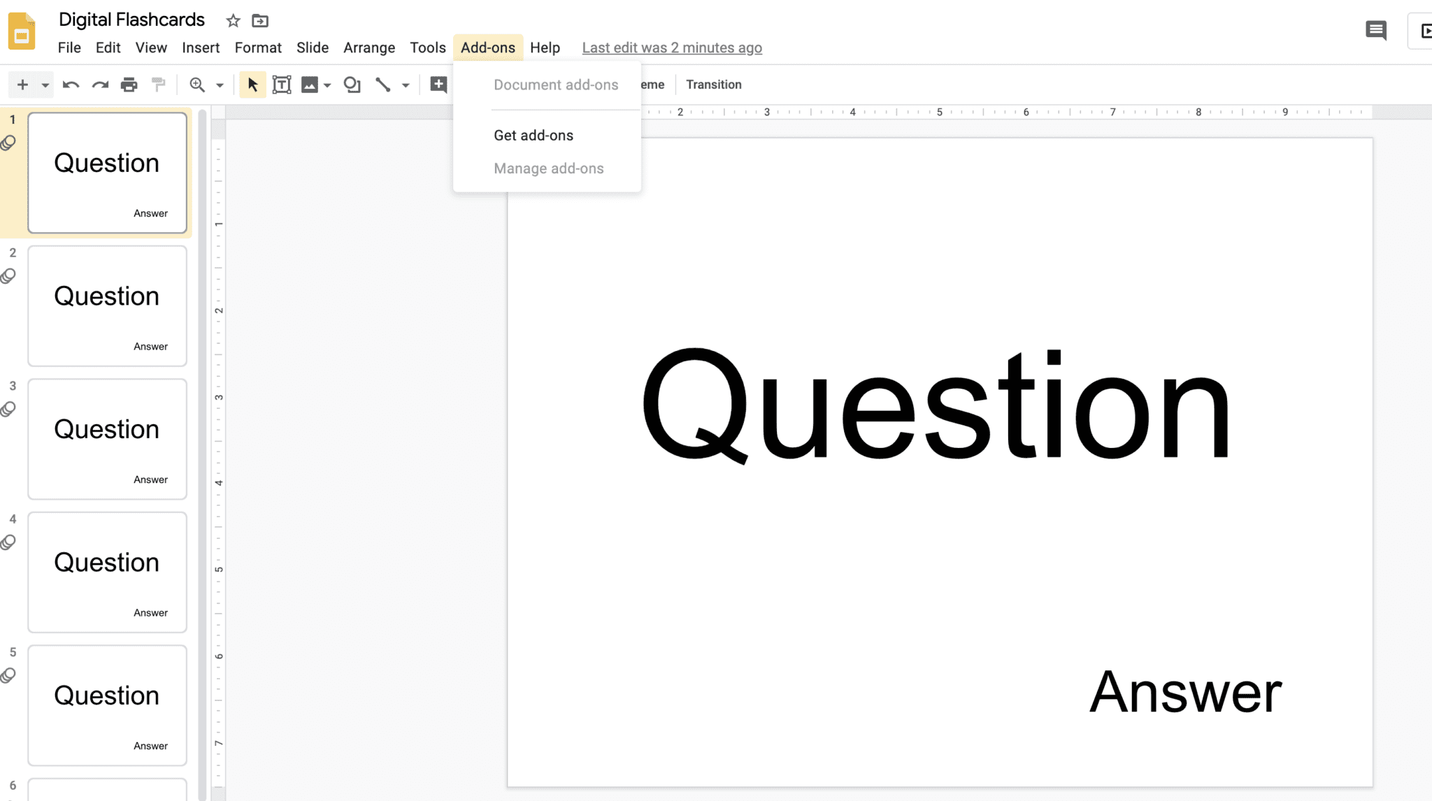How To Create Digital Flashcards With Google Slides Literacy In Focus