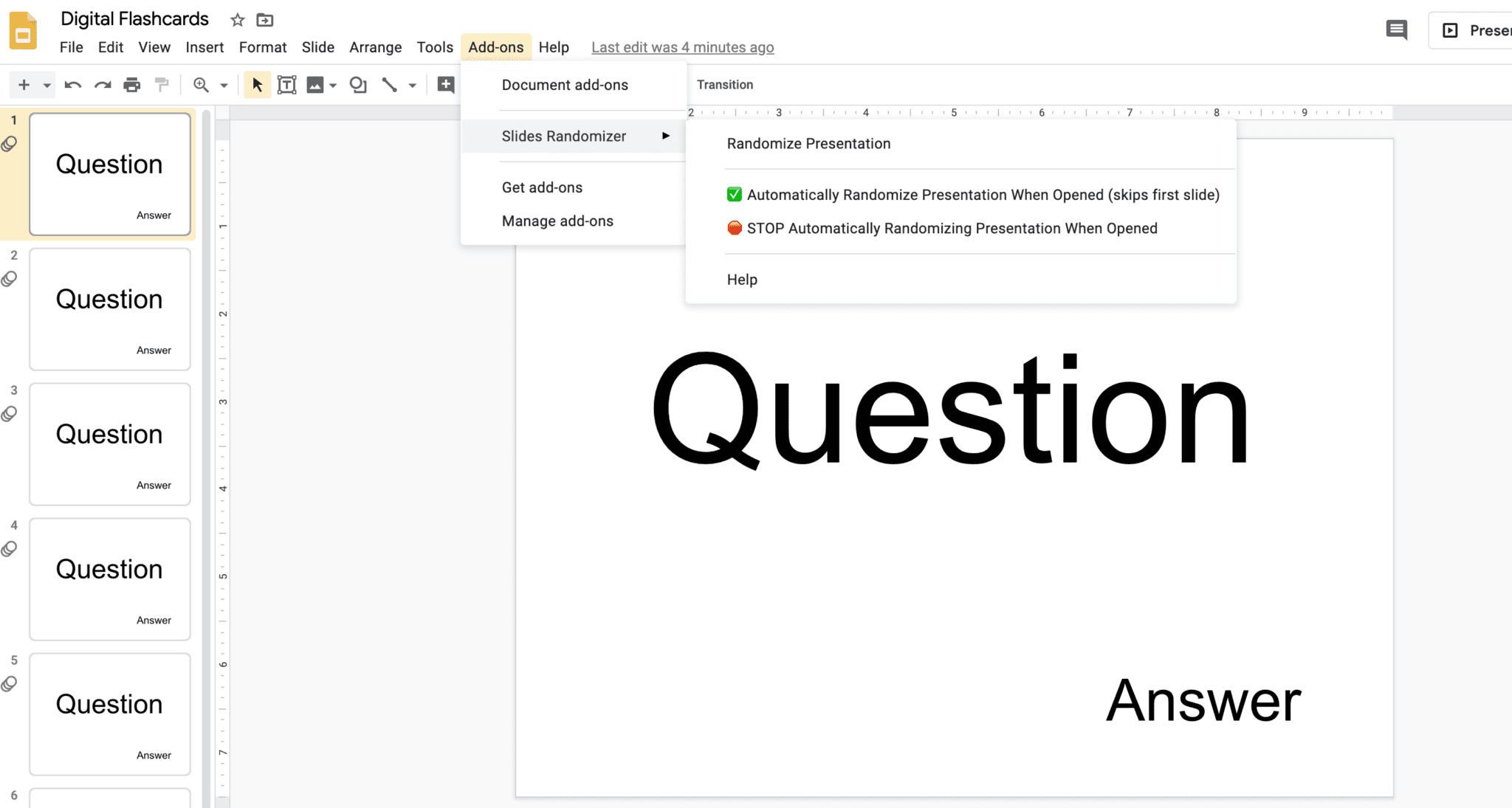How To Create Digital Flashcards With Google Slides Literacy In Focus