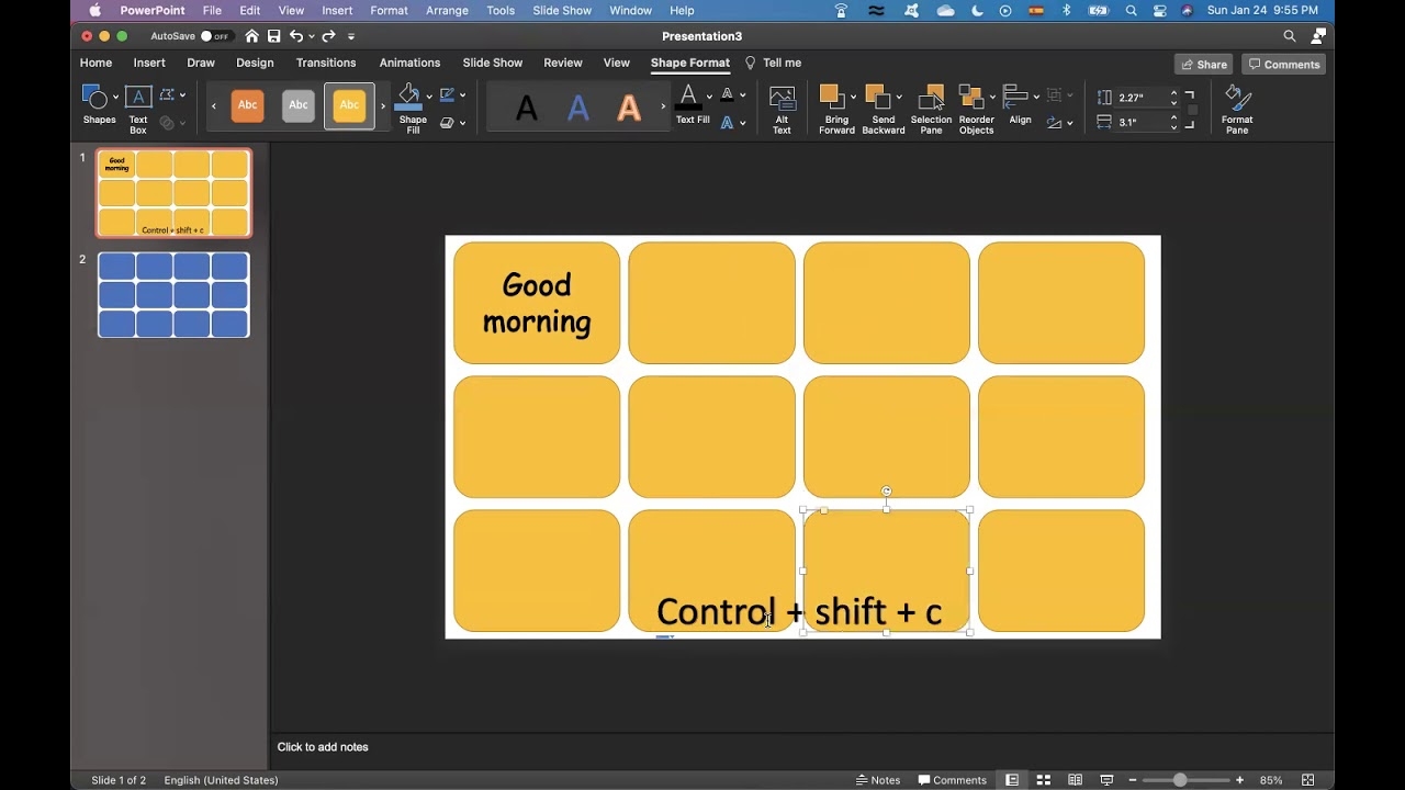 How To Create Flashcards Using Powerpoint Part 1 YouTube