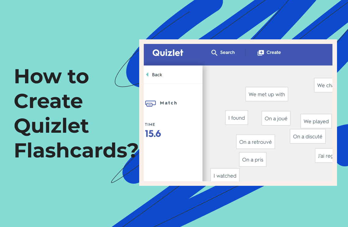 how to create flashcards on quizlet