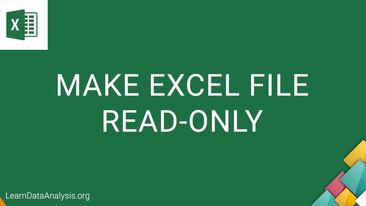 how to make excel worksheet read only