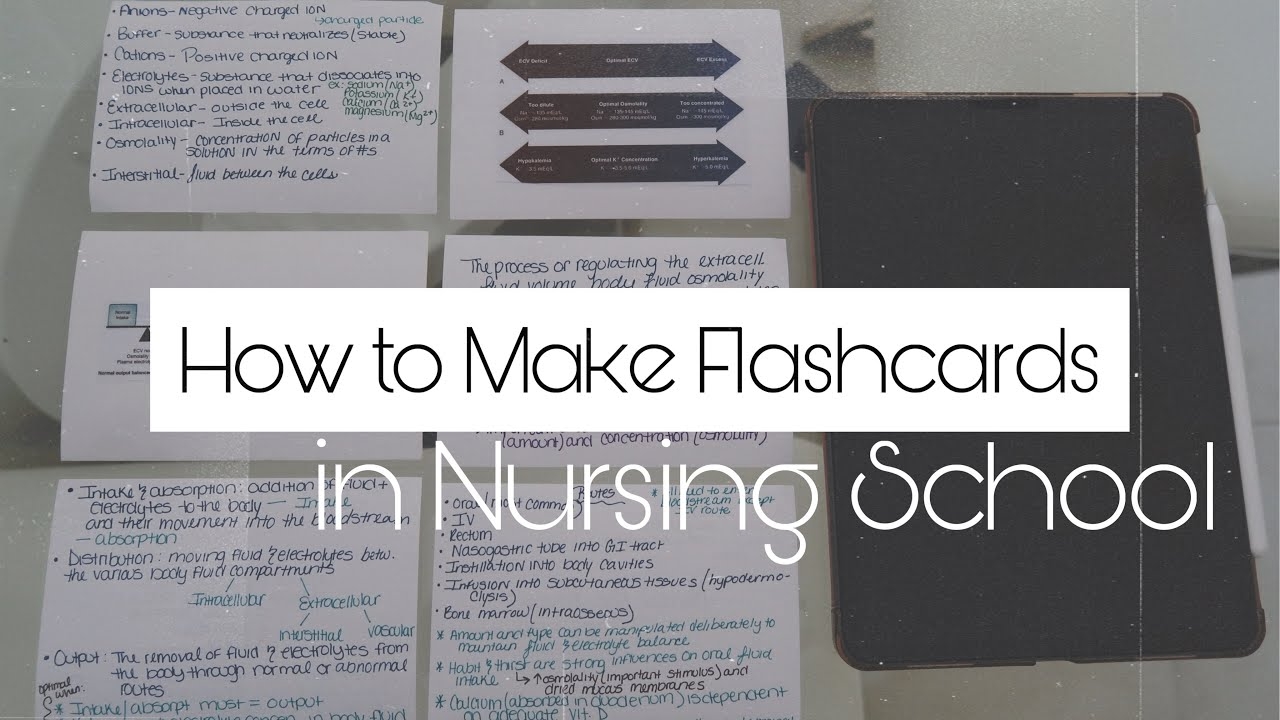 how to make flashcards for pharmacology